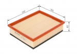 &Otilde;hufilter BOSCH 1 457 433 324