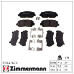 Piduriklotsi komplekt,ketaspidur ZIMMERMANN 25564.160.2