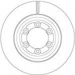 Piduriketas TRW DF6736S