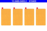 Lisakomplekt, ketaspiduriklotsid ATE 13.0460-0400.2