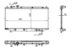 Radiaator,mootorijahutus MAHLE CR 183 000S