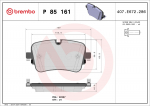 Piduriklotsi komplekt,ketaspidur BREMBO P 85 161