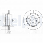 Piduriketas DELPHI BG3041C