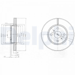 Piduriketas DELPHI BG4053