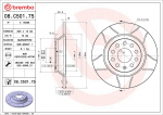 Piduriketas BREMBO 08.C501.75