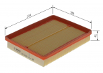 &Otilde;hufilter BOSCH F 026 400 164