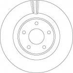 Piduriketas TRW DF6496S