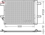 Kondensaator,kliimaseade DENSO DCN21036