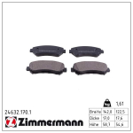 Piduriklotsi komplekt,ketaspidur ZIMMERMANN 24632.170.1