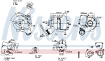 Kompressor,&uuml;lelaadimine NISSENS 93280