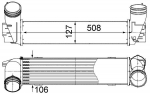 Kompressori&otilde;hu radiaator MAHLE CI 490 000S