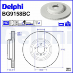 Piduriketas DELPHI BG9158BC