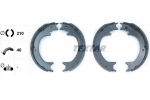 Piduriklotside komplekt,seisupidur TEXTAR 91083800
