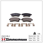 Piduriklotsi komplekt,ketaspidur ZIMMERMANN 25031.185.2