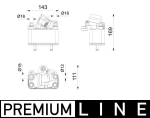 Radiaatorid MAHLE ACH 5 000P