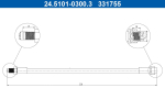 Pidurivoolik ATE 24.5101-0300.3