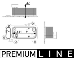 &Otilde;liradiaator,mootori&otilde;li MAHLE CLC 79 000P