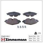 Piduriklotsi komplekt,ketaspidur ZIMMERMANN 25683.200.1
