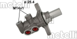 Peapiduri silinder METELLI 05-1125