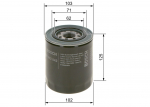 &Otilde;lifilter BOSCH 0 986 452 042