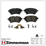 Piduriklotsi komplekt,ketaspidur ZIMMERMANN 26265.175.3