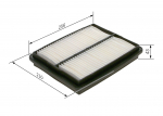 &Otilde;hufilter BOSCH 1 457 433 037