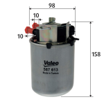 K&uuml;tusefilter VALEO 587613