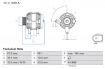 Generaator BOSCH 0 986 084 960