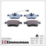 Piduriklotsi komplekt,ketaspidur ZIMMERMANN 24727.200.2