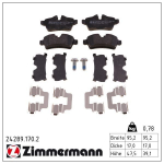 Piduriklotsi komplekt,ketaspidur ZIMMERMANN 24289.170.2
