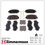 Piduriklotsi komplekt,ketaspidur ZIMMERMANN 22620.170.1