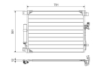 Kondensaator,kliimaseade VALEO 822605