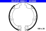 Piduriklotside komplekt,seisupidur ATE 03.0137-3060.2