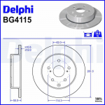 Piduriketas DELPHI BG4115