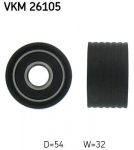 Seade-/juhtrull,hammasrihm SKF VKM 26105