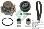 Veepump + hammasrihmakomplekt INA 530 0445 32