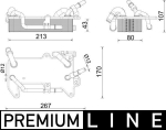 &Otilde;liradiaator, automaatkast MAHLE CLC 284 000P