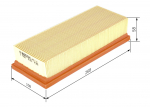 &Otilde;hufilter BOSCH 1 457 433 736