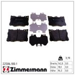 Piduriklotsi komplekt,ketaspidur ZIMMERMANN 22586.180.1