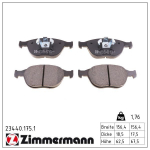 Piduriklotsi komplekt,ketaspidur ZIMMERMANN 23440.175.1