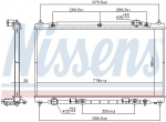 Radiaator,mootorijahutus NISSENS 686805