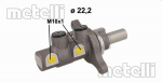 Peapiduri silinder METELLI 05-1151