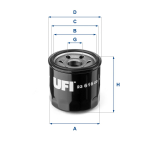 &Otilde;lifilter UFI 23.616.00