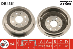 Piduritrummel TRW DB4361