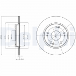 Piduriketas DELPHI BG4280