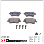 Piduriklotsi komplekt,ketaspidur ZIMMERMANN 23973.175.1