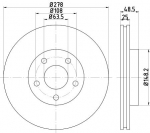Piduriketas HELLA 8DD 355 128-461