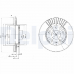 Piduriketas DELPHI BG3232