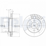 Piduriketas DELPHI BG2440