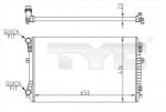 Radiaator,mootorijahutus TYC 737-0071-R